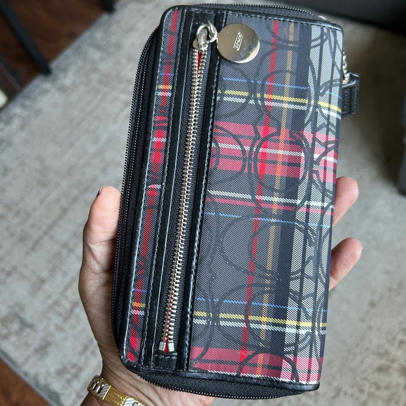 Coach Multicolor Plaid Wallet - Picture 3 of 6